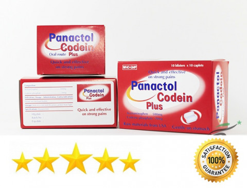 Panactol Code-in Plus- Quick pain relief ( 100 Tab.) - EXP: 2024