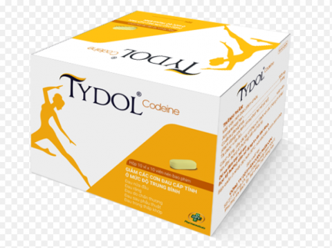 1 Box TYDOL 8mg Code-in Quick Pain Relief 100 Tablets exp 2024
