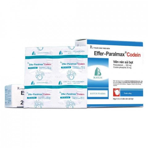 3 Boxes EFFER PARALMAX CODEIN 30mg